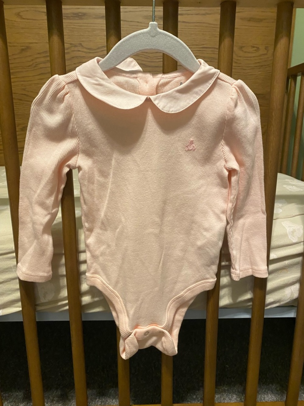 GAP Classic Pink Peter Pan Collar Baby One-Piece